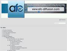 Tablet Screenshot of afc-diffusion.com